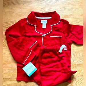 Little Planet Carter’s Red Christmas Pajamas Boy 5T